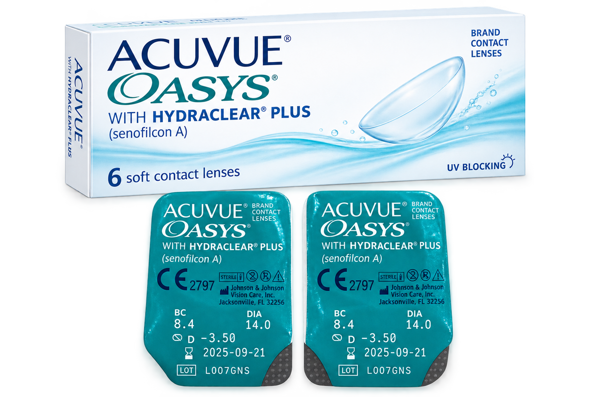 Johnson Acuvue Oasys Monthly Clear Contact Lenses