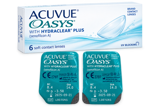 Johnson Acuvue Oasys Monthly Clear Contact Lenses