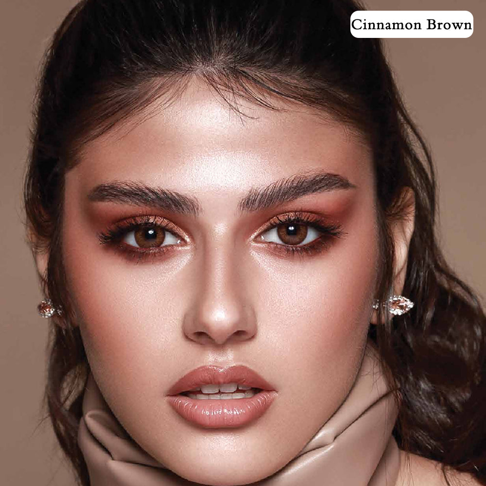 BELLA ELITE COLORED LENSES - Cinnamon Brown