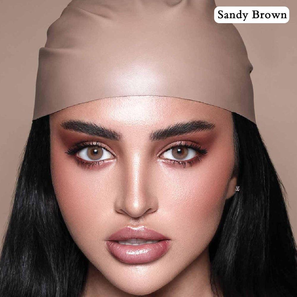 BELLA ELITE COLORED LENSES - Sandy Brown