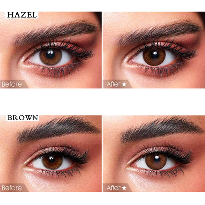 BELLA ELITE COLORED LENSES - Cinnamon Brown