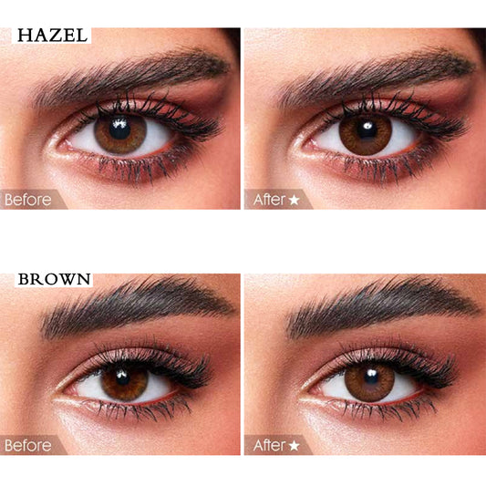 BELLA ELITE COLORED LENSES - Cinnamon Brown