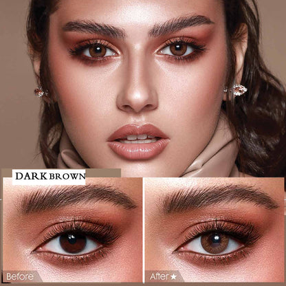 BELLA ELITE COLORED LENSES - Cinnamon Brown