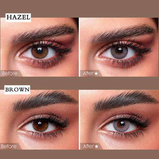 BELLA ELITE COLORED LENSES - Gray Beige