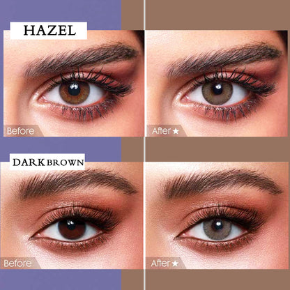 BELLA ELITE COLORED LENSES - Green Olive
