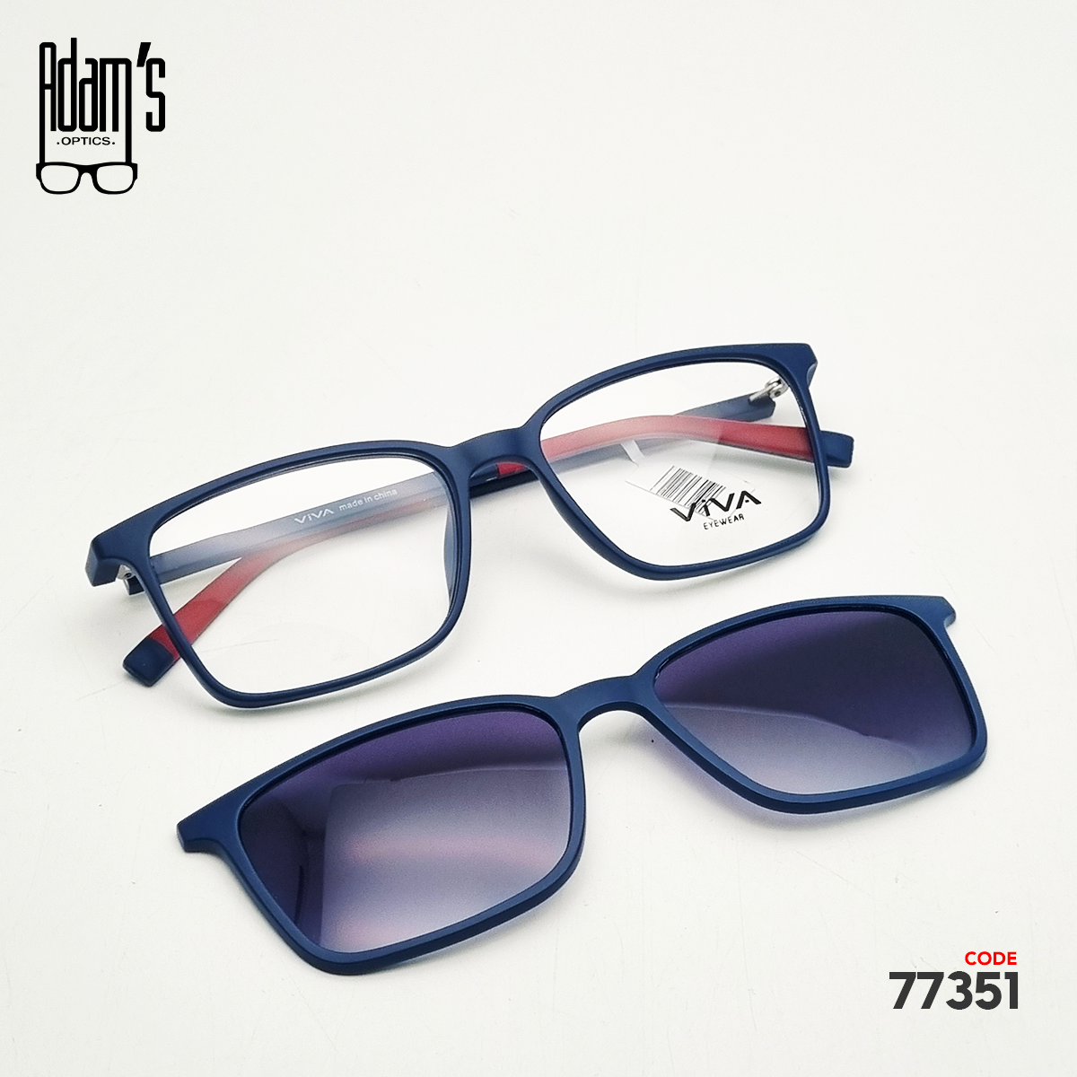 Viva Rx8074 Rectangular Eyeglasses