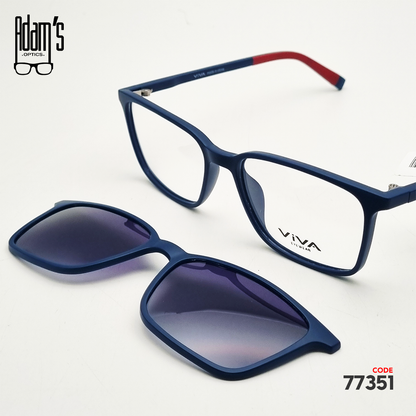 Viva Rx8074 Rectangular Eyeglasses