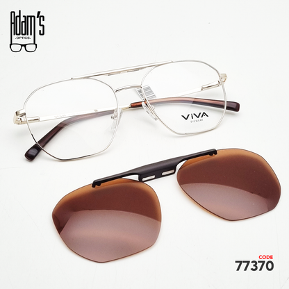 Viva M886 Hexagonal Eyeglasses