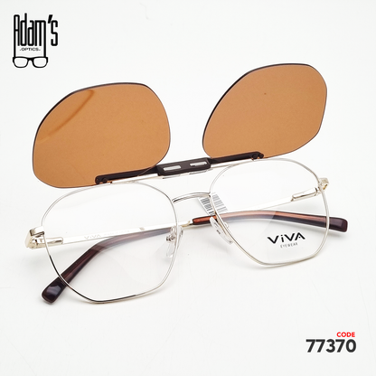Viva M886 Hexagonal Eyeglasses