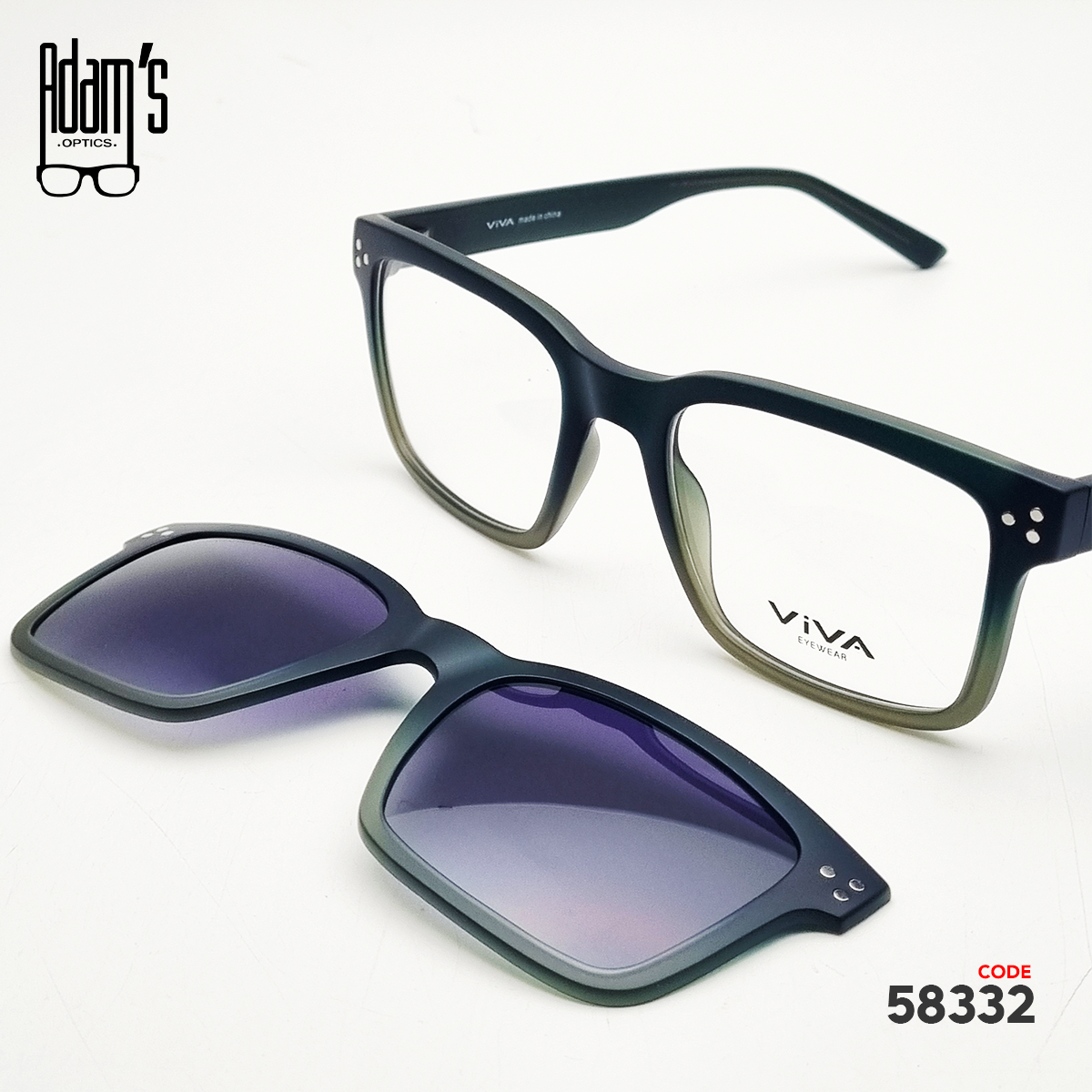 Viva RX8077 Square Eyeglasses