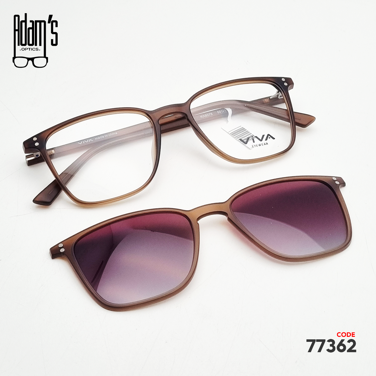 Viva RX8075 Square Eyeglasses