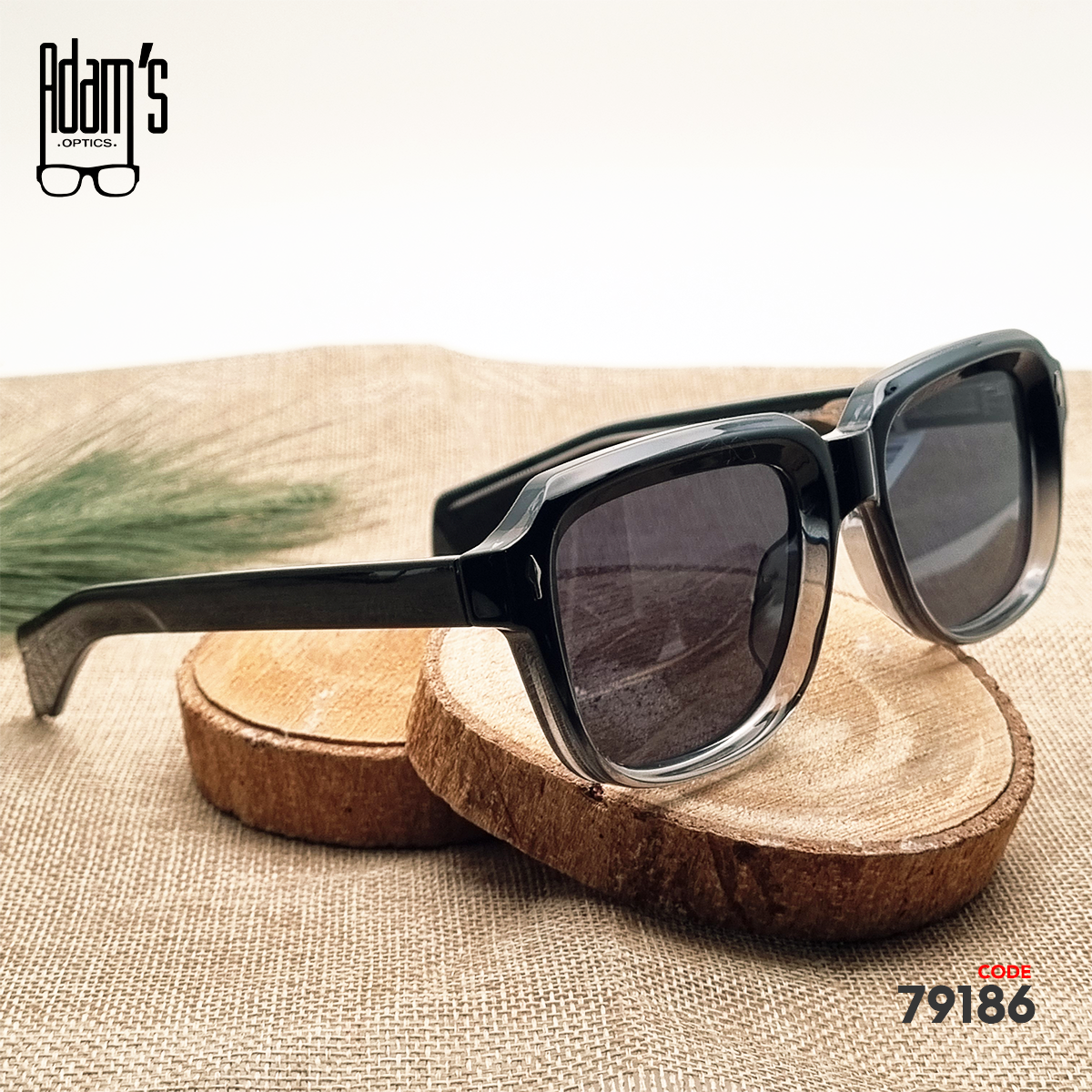Amber 9808 Rectangular Sunglasses