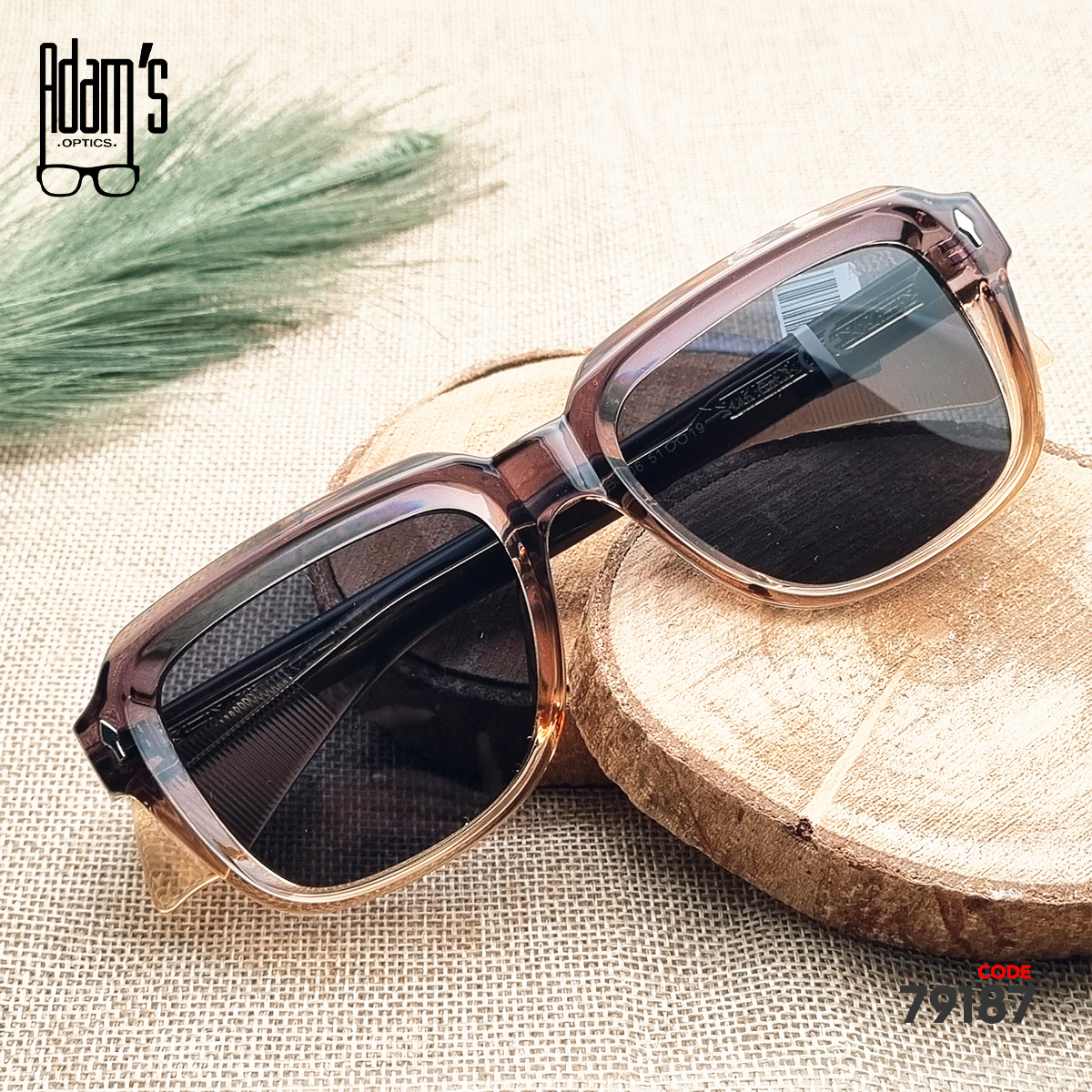 Amber 9808 Rectangular Sunglasses