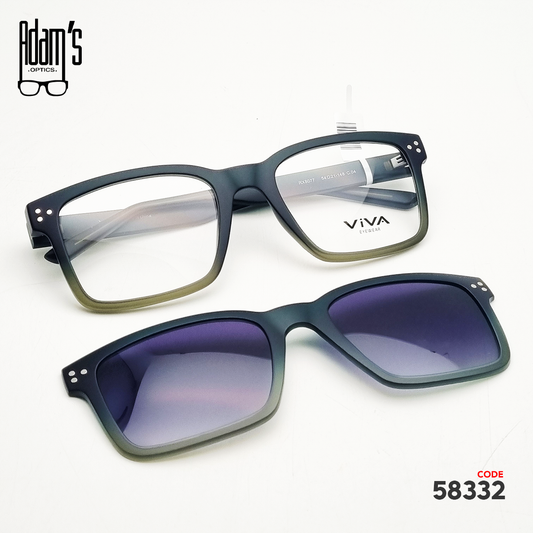 Viva RX8077 Square Eyeglasses