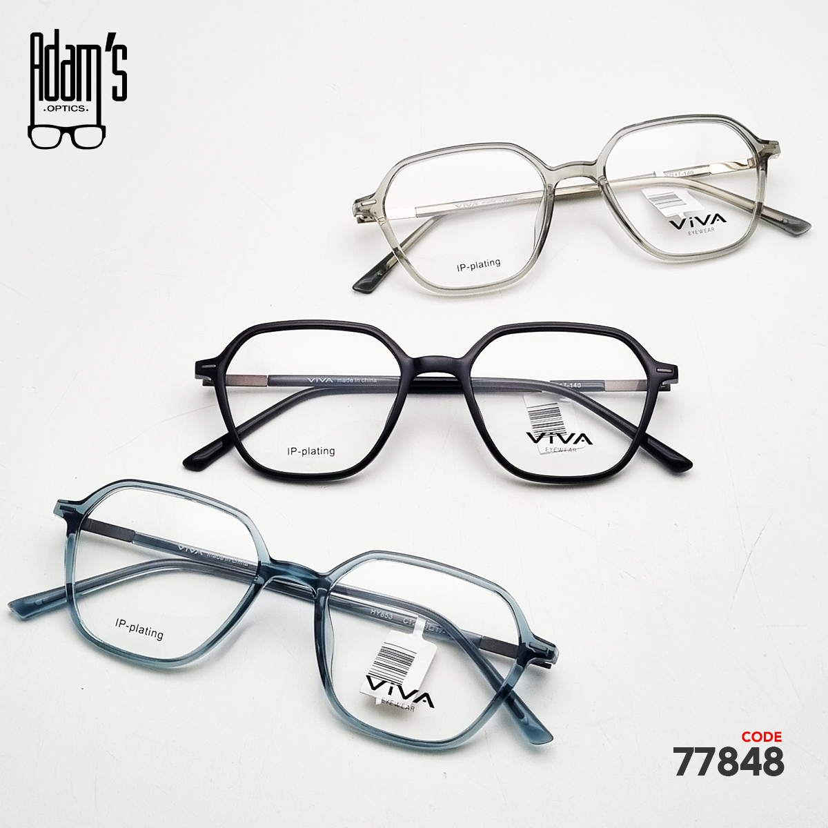 Viva Hy853 Hexagonal Eyeglasses