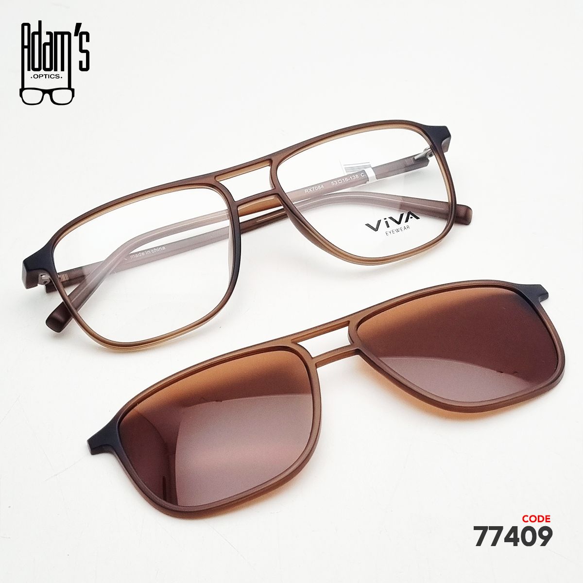 Viva RX7084 Square Eyeglasses