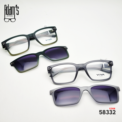 Viva RX8077 Square Eyeglasses