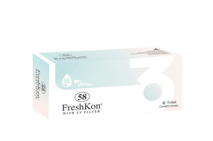 FreshKon Monthly Clear Contact Lenses