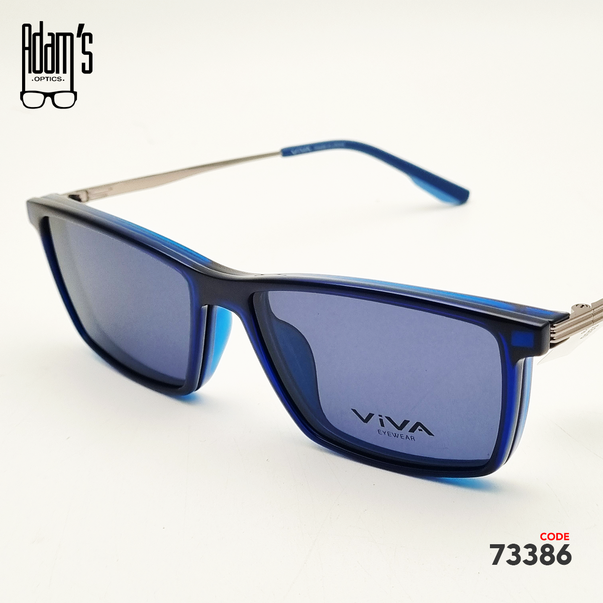 Viva JS2005 Square Clip-On Eyeglasses