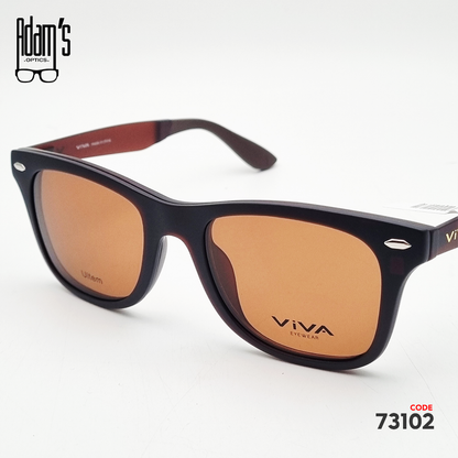 Viva MF467 Square Clip-On Eyeglasses