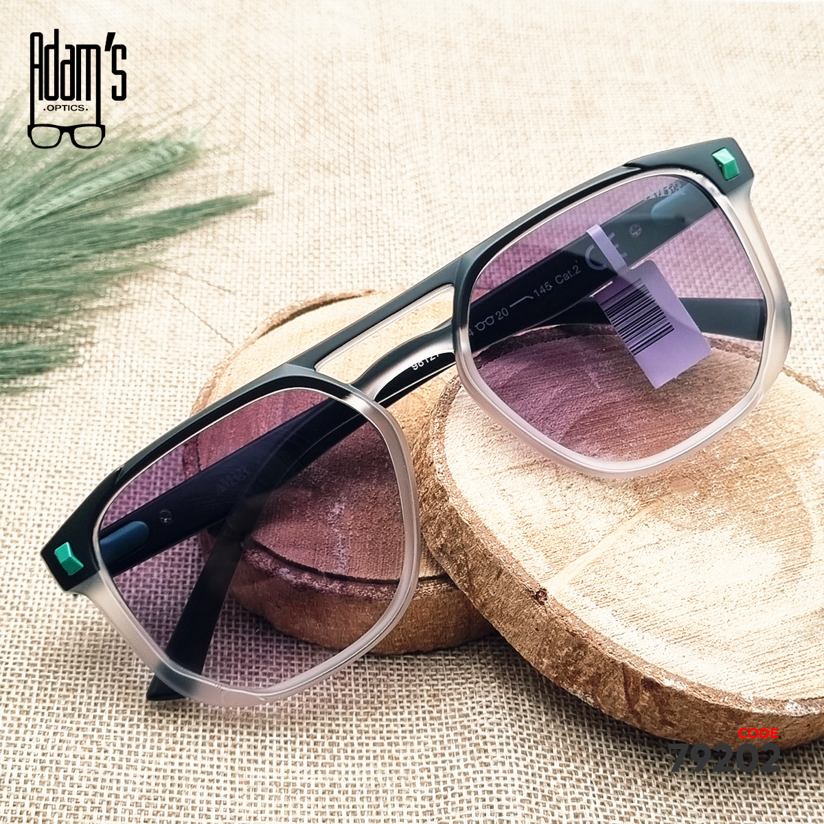 Amber 98127 Rectangular Sunglasses