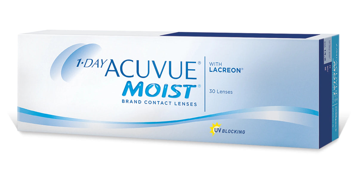 Johnson Acuvue Moist Daily Clear Contact Lenses