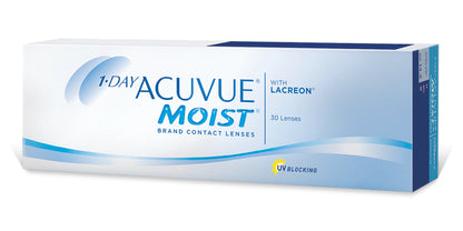 Johnson Acuvue Moist Daily Clear Contact Lenses