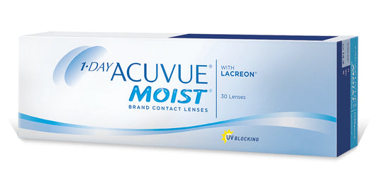Johnson Acuvue Moist Daily Clear Contact Lenses