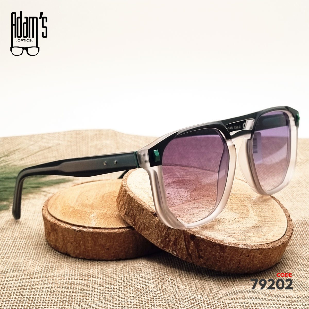 Amber 98127 Rectangular Sunglasses
