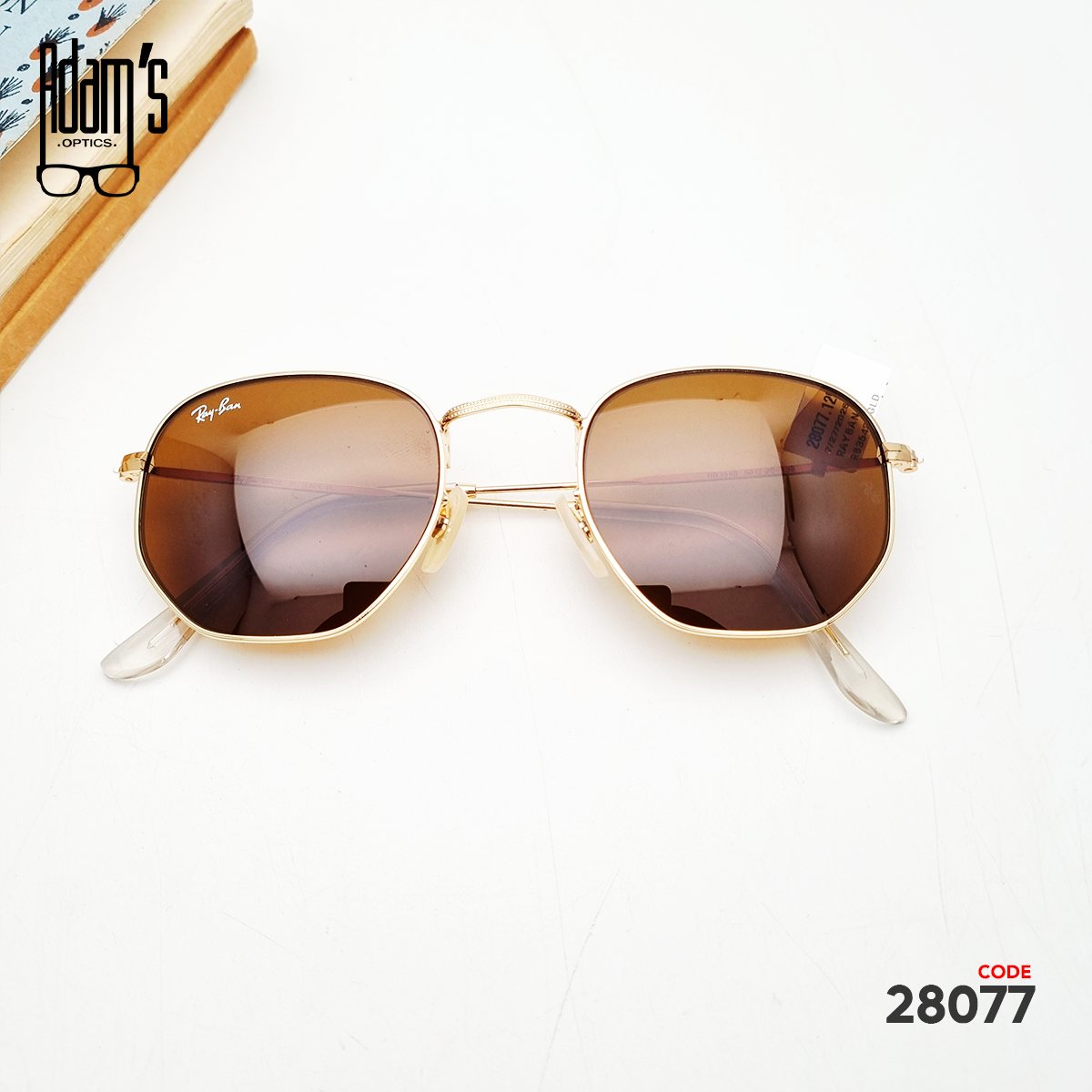 Ray-Ban RB3548 Hexagonal Sunglasses