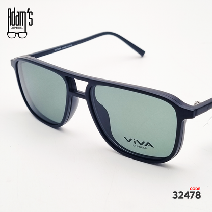 Viva rx7084 Rectangular Eyeglasses