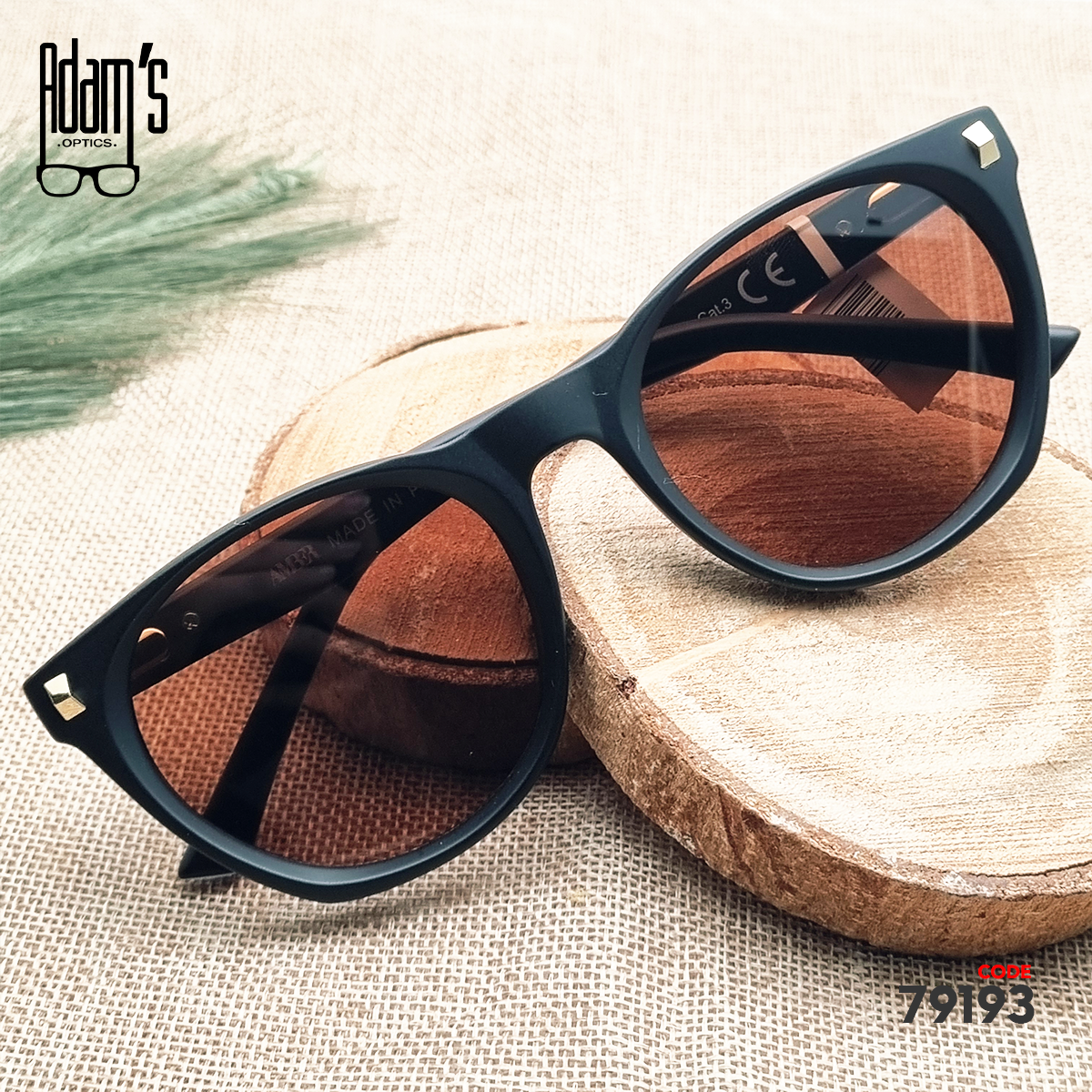 Amber 98128 Oval Sunglasses