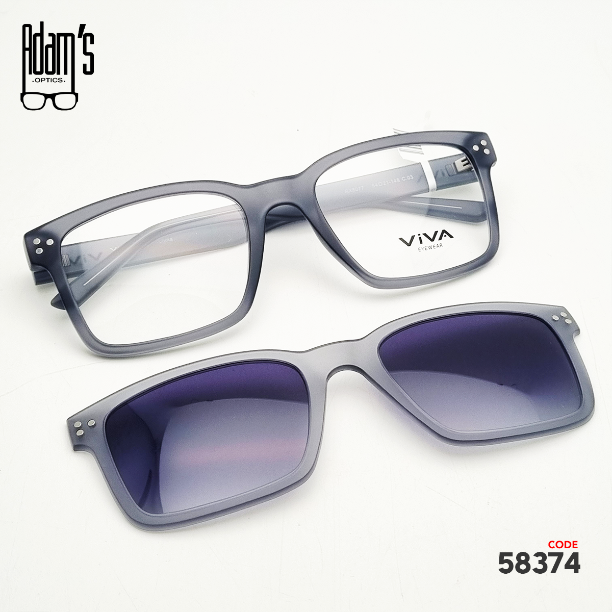 Viva RX8077 Square Eyeglasses