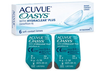 Johnson Acuvue Oasys Monthly Clear Contact Lenses