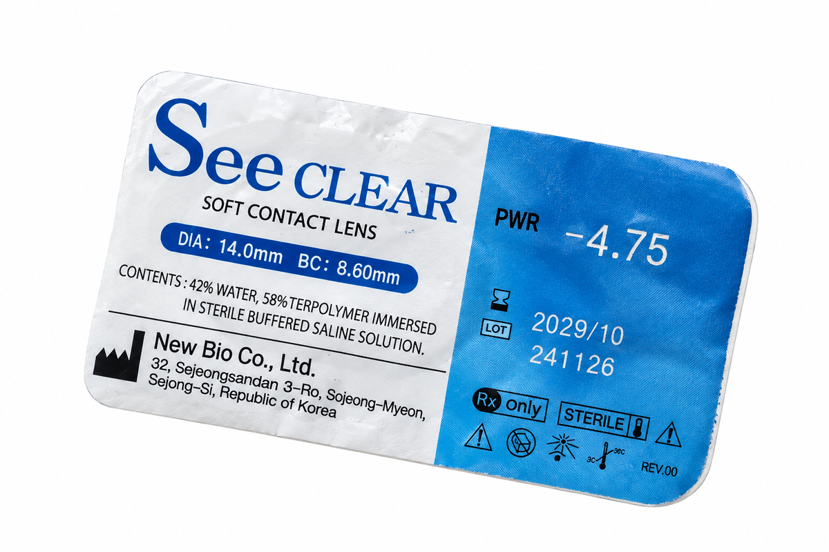 See Clear Daily Clear Contact Lenses