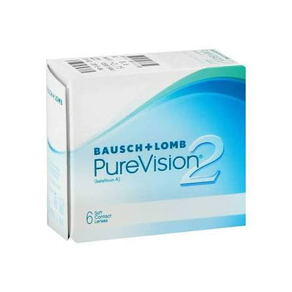 Bausch & Lomb Purevision 2 Monthly Clear Contact Lenses (Box)