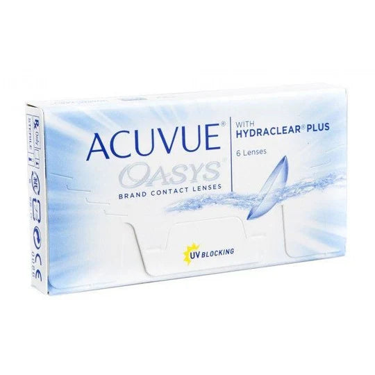 Johnson Acuvue Oasys Monthly Clear Contact Lenses (Box)