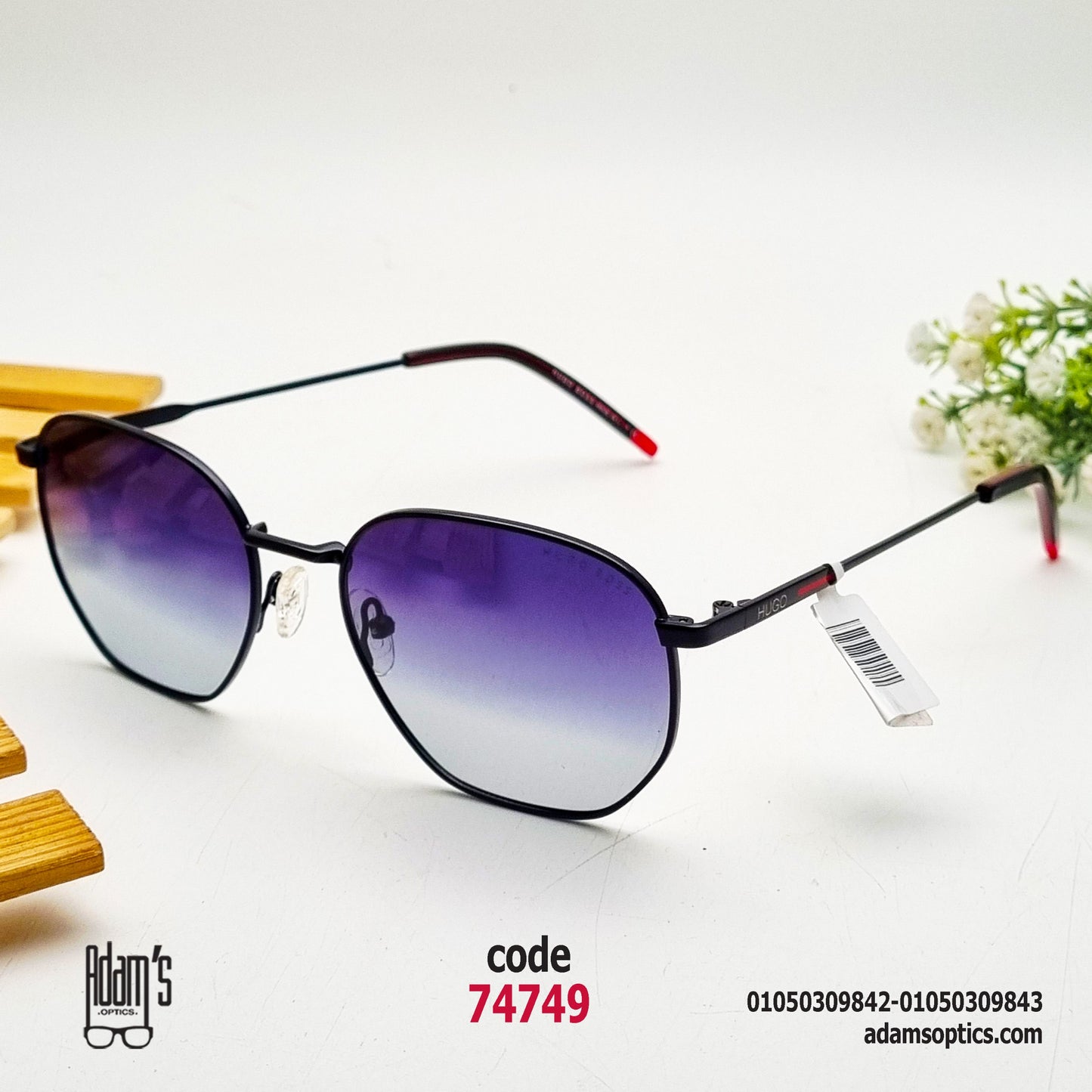 Hugo Boss OLD7413 Hexagonal Sunglasses