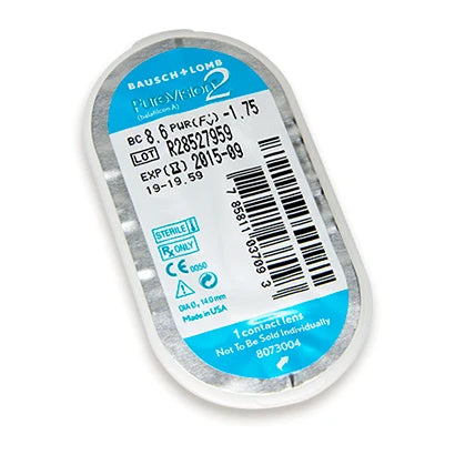 Bausch & Lomb Purevision 2 Monthly Clear Contact Lenses (Box)